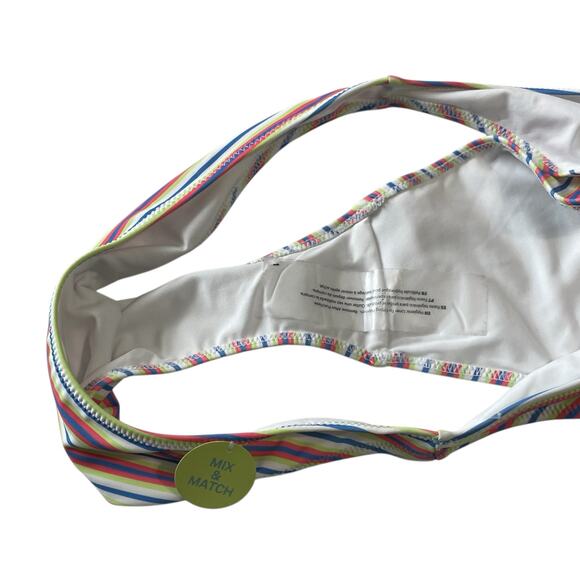 Forever 21 Womens Swim Bikini Bottoms Size XL Striped Beach Tanning Pool Swim - Picture 9 of 11